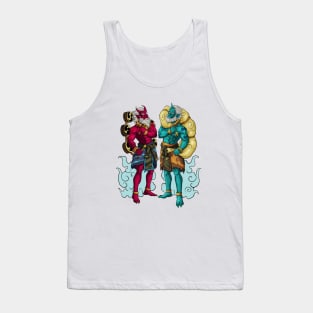 Japanese Gods Fujin and Raijin Tank Top